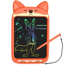 10 Inch LCD Writing Tablet for Kids - Orange Fox Drawing Pad Educational Toy picture