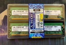 NEW A-TECH 2GB (2X1GB) DDR2 PC2-5300 NON-ECC DIMM picture