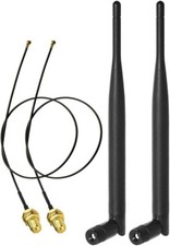 2pcs Bingfu Dual Band WiFi 2.4GHz 5GHz 6dbi Antenna RP-SMA to U.FL MHF4 picture