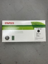 Sustainable Earth Staples Remanufactured Toner Cartridge SEB35AR HP CB435A NEW.. picture