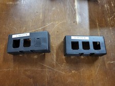Panduit box of 25 CFFPE3BL Mini-Com 3 Position Furniture Faceplate Pan-Net picture