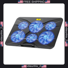 Laptop Cooling Pad for 12-17.3 Inch Laptops with 6 Fans, Adjustable Height picture