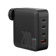 Laser 200W GaN PD 3.0 Wall Charger | USB-C & USB-A Fast Charging Adapter picture