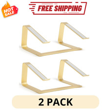 2Pack U Brands Adjustable Laptop Riser Stand Gold Metal 11.6 x 10 x 5.5 in picture