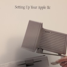 Apple IIc Setting Up Your Apple IIc Vintage User Manual Setup Guide picture