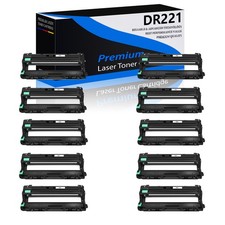 10 Pack DR221BK DR221 Drum Unit for Brother DCP-9020CDN HL-3150CDN MFC-9130CW picture