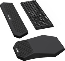 Ergonomic Mouse Pad with Wrist Rest & Keyboard Wrist Rest Support Set picture