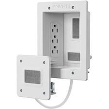 Mount-It MI-7284 In-Wall TV Cable Concealer with Recessed Power 2-Piece Kit picture