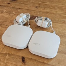 2-Pack eero Pro 2nd Gen B010001 Mesh WiFi Power Cords picture