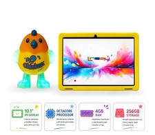 2026 LINSAY Tablet for kids w/ Chicken toy OCTA-CORE 256 GB ANDROID 15 Yellow picture