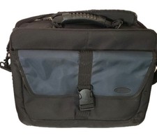 TARGUS BLACK 15 INCH COMPUTER LAPTOP MULTI POCKET SHOULDER STRAP TRAVEL picture