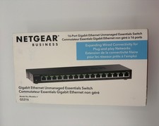 NETGEAR GS316-311NAS 16-Port Gigabit Ethernet Unmanaged Switch New Sealed picture