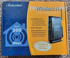 ACTIONTEC 300 Mbps Wireless N DSL Modem/Router GT784WN-01 picture