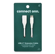 Connect Onn: Cable, Length: 6 ft, Compatible w/Apple MagSafe USB-C Devices picture