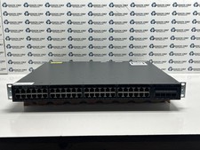 USED CISCO CATALYST 3650 48 POE+ 2X10G SKU 26987 picture