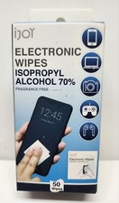 Ijoy Electronic Wipes Isopropyl Alcohol 70% Non-Toxic 50 Wipes - NEW picture