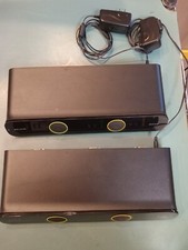 LOT OF 2 Belkin SOHO KVM Switch F1DS102L With Audio/Cables picture