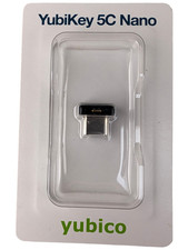 Yubico YubiKey 5C Nano 100898 USB C FIDO2 Two Factor Authentication Security Key picture