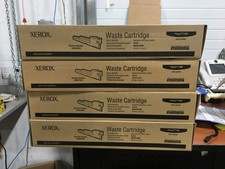 Lot of 4: Xerox 106R01081 Waste Cartridges Genuine Phaser 7400 picture