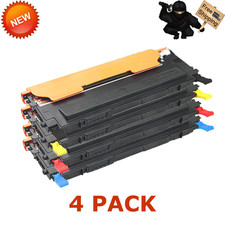 1 Set CLT-K407S B/C/M/Y 4PK Toner For Samsung CLP-320 CLP-325 CLX-3180 CLX-3185 picture