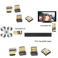 Xiwai CYFPV Micro HDMI Mini HDMI  Adapter 5cm-80cm FPC Ribbon Flat HDTV  Cable picture