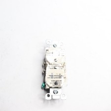 Leviton Duplex Receptacle 2-Pole 15 A 125 V Push-In Side Wiring NEMA: 5-15R Lig picture