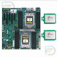 Supermicro H11DSi-NT Motherboard + 2x AMD EPYC 7452 32-Core Server Combo picture