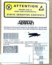 ADTRAN TA5000 1187100L2 , CLEI ; BVL3AEYDTA picture
