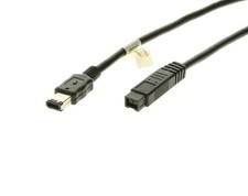 CABLEMAX FireWire 800 to 400 Cable 6ft Connect 9Pin to 6Pin Devices for Sea... picture