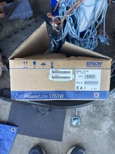 Brand New Epson PowerLite 1761W LCD Projector 1280x800 2600lm HDMI Remote Case picture