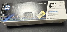 HP 206X Black High Yield LaserJet Toner Cartridge W2110X.SEALED/Damaged Box picture