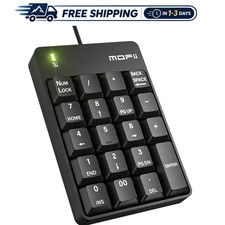 Black Wired Numeric Keypad - 19 Keys for Efficient Financial and Academic Use picture