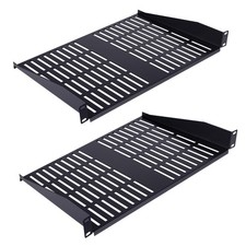 2PCS 1U Server Rack Shelf, Suitable for 19