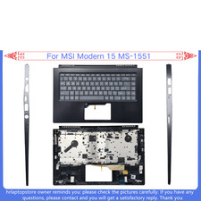 New For MSI Modern 15 MS-1551 MS-1552 15.6in Upper Palmrest Cover With keyboard picture