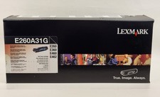 Lexmark E260A31G Black Laser Toner Cartridge E260 E360 E460 E462 Genuine OEM New picture