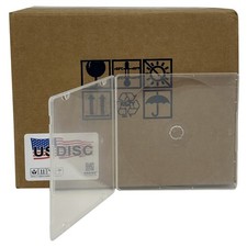 USDISC PP Poly Cases 5mm Plastic Wrap, Single 1 Disc (Clear) Lot picture