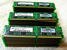 *Lot of 46*  128MB DDR 333 CL2.5 PC2700U RAM - Various Brands - HP#305956-041 picture