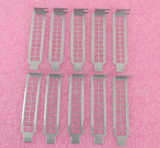 Lot of 10 Supermicro Blank Low Profile Vented PCI Cover Plate- Square Pattern picture