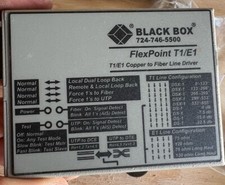 Black Box FlexPoint T1/E1 to Fiber Line Converter MT662A-MSC picture