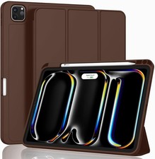 ZryXal New iPad Pro 13 Inch Case (M5) 2025 / (M4) 2024 with New Chocolate picture