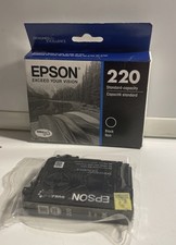2x Genuine Epson 220XL Black Ink Cartridges Exp: 2026 picture