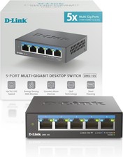 D-Link 5-Port 2.5GB Unmanaged Gaming Switch with 5 x 2.5G - Multi-Gig, Networ... picture
