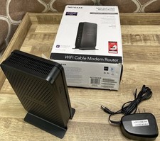 NETGEAR C3700V2 Wi-Fi DOCSIS 3.0 Cable Modem Router w/ Adapter Version Two A++ picture