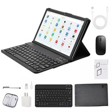 10 In Android 11 Deca core 4G Tablet Computer PC Wifi Bundle Keyboard Case 256GB picture