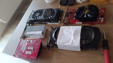 lot of graphics cards 256MB-1GB PCI-E mixed types 8 PCS picture