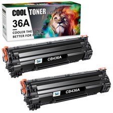 2PK CB436A Toner Compatible With HP 36A LaserJet P1505 P1505n M1522n M1522nf picture