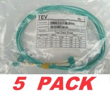 TEV  Jumper Fiber Cable A to B Duplex 1.6MM LCU / LCU 6-ft (5 PACK) picture