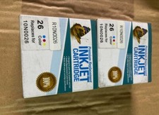 New 2PK #26 Color  Ink Cartridge for Lexmark  X1150/ X75 PrintTrio/ X1185/ X1270 picture