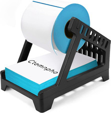 Large Label Holder for Rolls and Fan-Fold Labels, Basket, Stand Desktop Printer picture