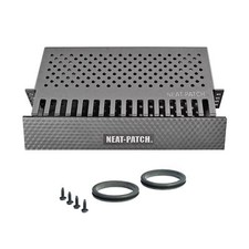 Neat Patch Cable Management Unit3 Pack 2U Neat Patch (3 Pack) Black picture